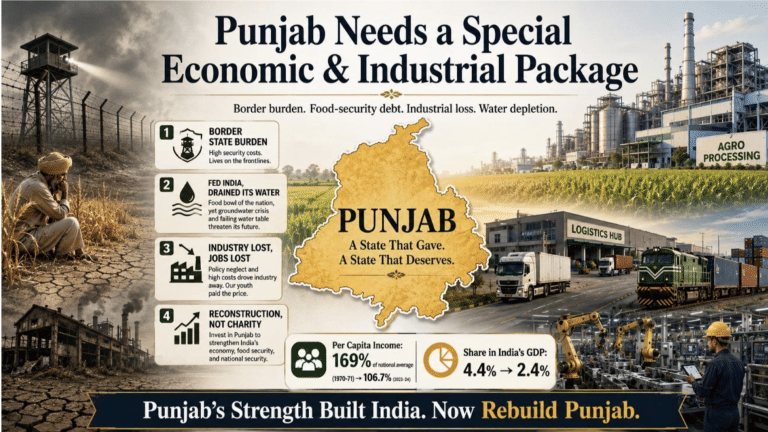 SubscriberWrites: Punjab: India’s Shield, India’s Granary, India’s Unpaid Debt